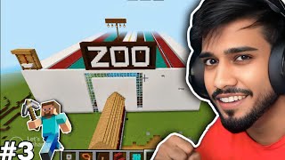 I BUILD A BIG ZOO  MINECRAFT GAMEPLAY 3 [upl. by Laaspere689]