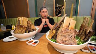 NOBODY HAS FINISHED HALF OF THIS SCARY 5KG BEEF NOODLE SOUP CHALLENGE  Joel Hansen [upl. by Anel]