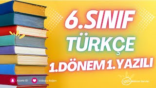 6 Sınıf Türkçe 1 Dönem 1 Yazılı Soruları ve Çözümü Yeni � Çıkabilir 😊 [upl. by Burl]