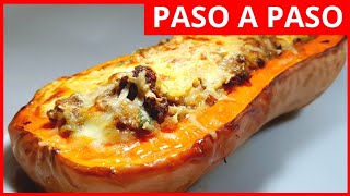 ✅ CALABACÍN RELLENO 😋 al HORNO  RECETA FÁCIL [upl. by Leirbma140]