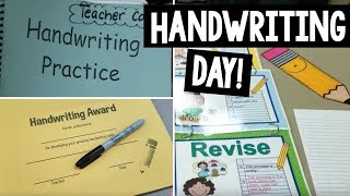 National Handwriting Day  A Classroom Diva [upl. by Trebliw]