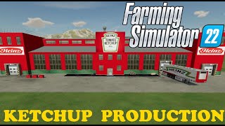 Farming Simulator 22 Ketchup Production mod [upl. by Cuthbertson644]