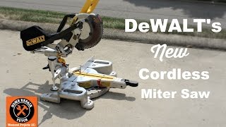 Dewalt 714quot 20V Max Cordless Sliding Compound Miter Saw  by Home Repair Tutor [upl. by Hoj460]