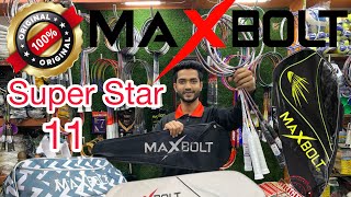 MaXbolt Super Star 11 💯 Original Badminton Review Bangla  Maxbolt maxbolt badmintonracketprice [upl. by Bibbye513]