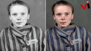 Last Photos Of A 14YearOld Girl In Auschwitz Get Colorized And They’ll Break Your Heart [upl. by Marchese344]