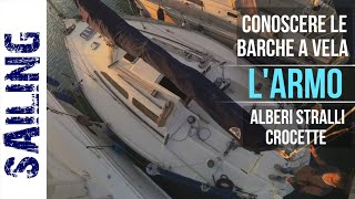 Conoscere le BARCHE A VELA  tipologie di ARMO  alberi sartie crocette [upl. by Luciana]