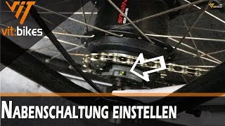 Nabenschaltung einstellen  vitbikesTV 096 [upl. by Htiekram]