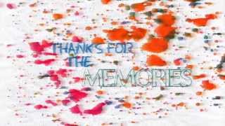 Fall Out BoyThanks for the memoriesLyric VideoHDHQ [upl. by Neret]