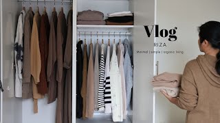 Minimalist wardrobe│organise amp declutter wardrobe for Autumn amp Winter│Minimalist living [upl. by Kelli]