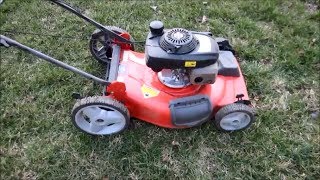 Husqvarna 22quot Lawn Mower Model HU700F Honda Engine  Bent Blade Craigslist Find  Feb 28 2014 [upl. by Nawtna]