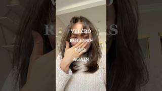 Velcro Rollers Hair Fail hairfail hairrollers hairstyle hair haircut haircare funny laugh [upl. by Ameen]