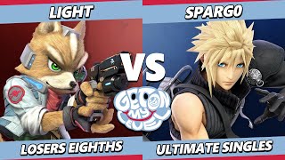 GOML 2023 Top 8  Light Fox Vs Spargo Cloud Smash Ultimate  SSBU [upl. by Manouch]