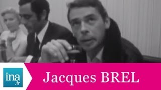 Jacques Brel quotJe veux moffrir le temps de me tairequot Interview exclusive  Archive vidéo INA [upl. by Ijuy]