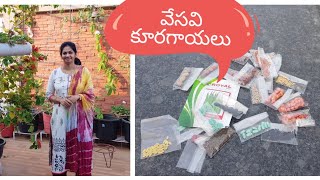 వేసవిలో పెంచుకునే కూరగాయలు summer vegetables to growsummervegetables seeds [upl. by Eniretac]