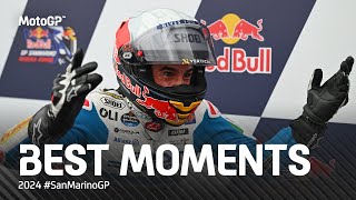 Best MotoGP™ Moments 🔥  2024 SanMarinoGP [upl. by Cal585]