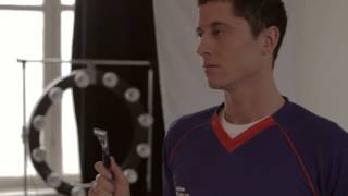 Making of Robert Lewandowski  Gillette [upl. by Akihsay]