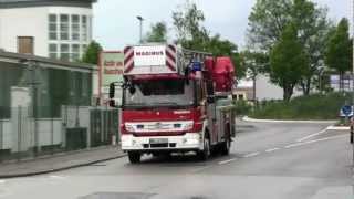 LF 8  DLK 2312 FF Ladenburg  LF 162  DLK 1812 FF Ilvesheim [upl. by Geri]