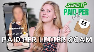 TIKTOK’S VIRAL “LETTER WRITING” SCAM EXPLAINED  Spoiler You don’t actually get paid 5 per letter [upl. by Wyndham947]