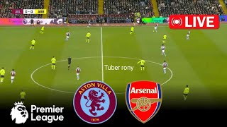 🔴LIVE  Aston Villa vs Arsenal  English Premier League 202425  pes 2021 gameplay [upl. by Nosoj]