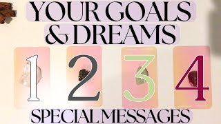 A SPECIAL MESSAGE FROM THE UNIVERSE ABOUT YOUR GOALS amp DREAMS Pick A Card Tarot Reading [upl. by Ieso]