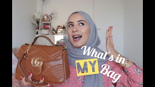 TAG  whats in my bag  واش نرفد في صاكي [upl. by Ylecic486]