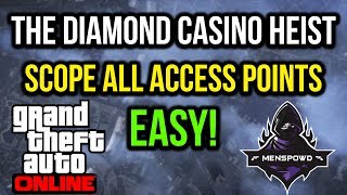 GTA 5 Online  Scope All Access Points  The Diamond Casino Heist [upl. by Bosson]