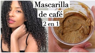 Hidratación  Crecimiento con café  Mascarilla casera  FRIZZYDESI [upl. by Trelu395]