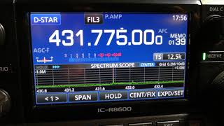 Icom ICR8600 en Dstar [upl. by Rabi393]