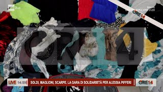 Soldi maglioni scarpe La gara di solidarietà per Alessia Pifferi  Ore 14 del 24102023 [upl. by Kirsch]