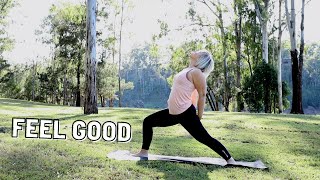 Fertility yoga for weight loss  improve circulation and balance hormones  feel good yoga flow [upl. by Hillhouse238]