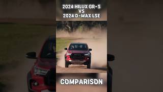 2024 HILUX GRS vs 2024 DMAX LSE shorts hilux dmax [upl. by Cirded22]