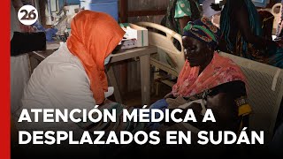 Clínica móvil brinda atención médica esencial a desplazados en Sudán [upl. by Ajed]