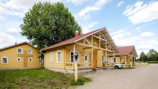 Lapland Hotels Ounasvaara Chalets Rovaniemi Finland [upl. by Emsoc771]