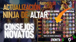 CÓMO CAMBIAR GEMAS TEMPORALES POR PERMANENTES Y ACTUALIZACIÓN NINJA DE ALTAR [upl. by Aicelav724]