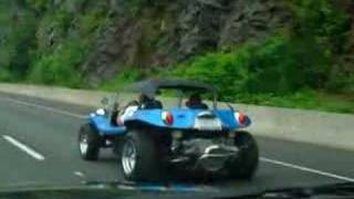 VW Dune Buggy Manx Sombrero Top at speed [upl. by Timi]