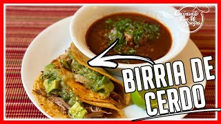 Los Mejores ⭐Tacos de Birria de Cerdo y CONSOME⭐ ¡Descubre la Receta [upl. by Kalb]