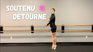 Soutenu vs Detourne  Ballet Terminology [upl. by Adamsen]