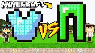 ZAMEK NAPIERŚNIK VS ZAMEK NOGAWICE W MINECRAFT [upl. by Tnek728]