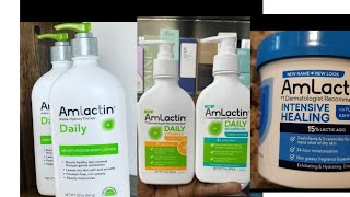 WONDERS OF AMLACTIN LOTION ON DARK SPOTS SENSITIVEROUGH SKIN [upl. by Naillig]