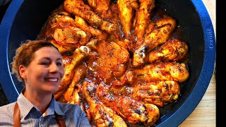 Spicy butter garlic chicken drumsticks  Seared and Slow cooked in my OmniCooker GreenPan [upl. by Osher]