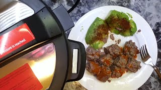 Instant Pot Ground Bison Cubes Ketogenic diet recipe [upl. by Halsted]