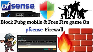 How to optimize pfsense firewall logs  Block pubg amp free fire on pfsense 272  Block online games [upl. by Anuahsat]