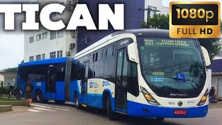 TERMINAL DE CANASVIEIRAS EM FLORIANÓPOLIS  MOVIMENTAÇÃO DE ÔNIBUS [upl. by Tenaej]