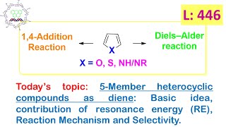 L446 5Member heterocyclic compound as diene Diels–Alder reaction amp 14addition with mechanism [upl. by Nageem]