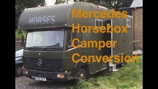 Mercedes horsebox camper van conversion [upl. by Valerlan]