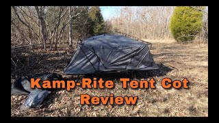 KampRite Tent Cot review [upl. by Worden]