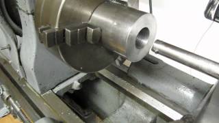 THREADING ON THE METAL LATHE WITHOUT A THREAD DIAL [upl. by Fernandina]