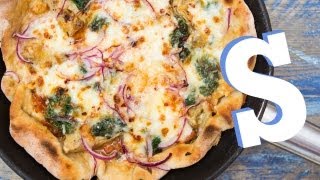 Deep Pan Pizza Recipe  Sorted Food [upl. by Ahsonek734]