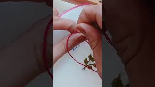 embroidery stitch diy art embroiderydesigns beautiful shorts easy share collected [upl. by Alywt]