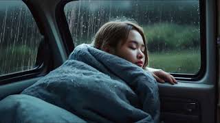 Rain SOunds For SLeeping  Sounds Rain and Thunder on Car Window  Deep Sleep Quickly Reduce Stress [upl. by Sophey]